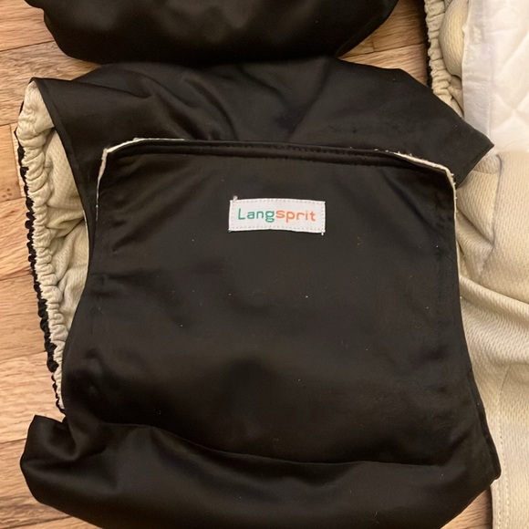 3 Black Lg Reusable MALE PET BELLY BAND WRAPS with 99 each DIAPER LINERS. - Picture 6 of 10